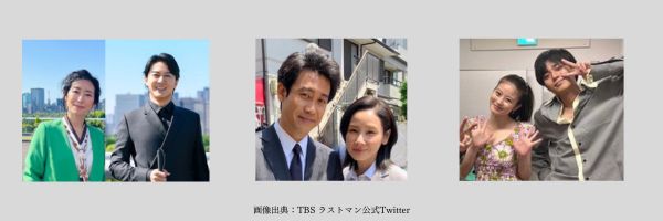 皆実とデボラ、心太朗と佐久良、泉の吾妻の3組のカップルの画像