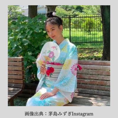 茅島みずきさんの浴衣姿