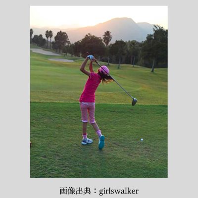 子供の頃のゴルフの練習