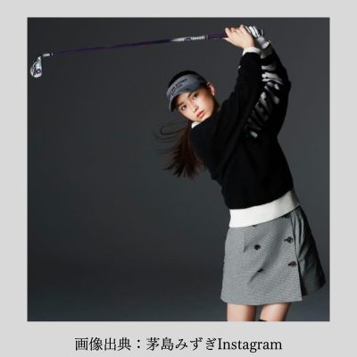 ゴルファー姿の茅島みずきさん