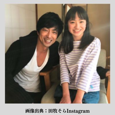 映画「AI崩壊」の父親役・大沢たかおさんと。