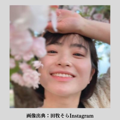 桜と映るそらさん