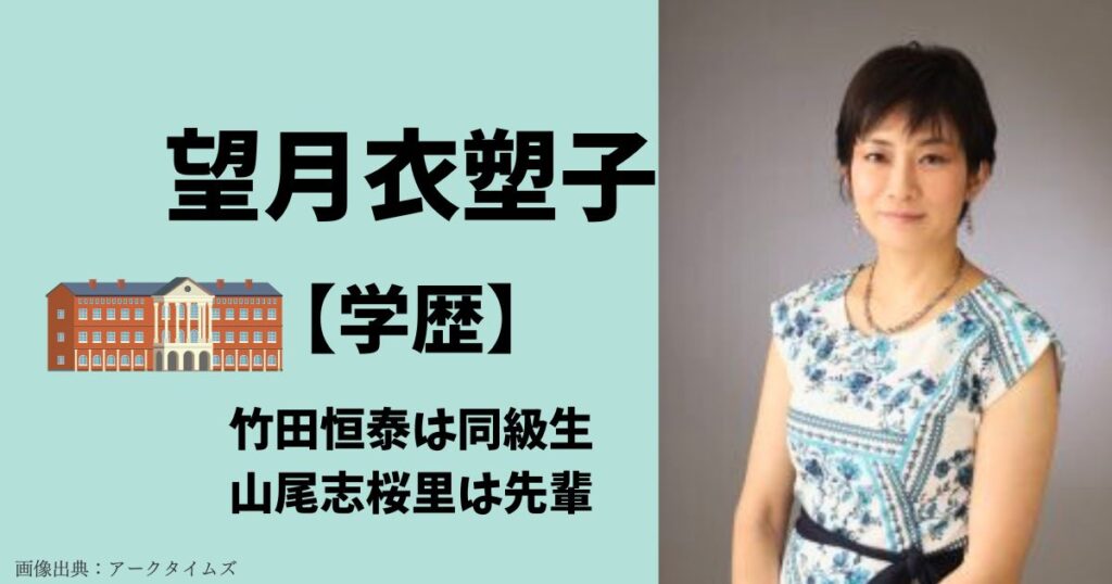 望月衣塑子の高校や大学など学歴：東京学芸大学附属高校、慶應大学法学部、竹田恒泰は同級生で山尾志桜里は先輩